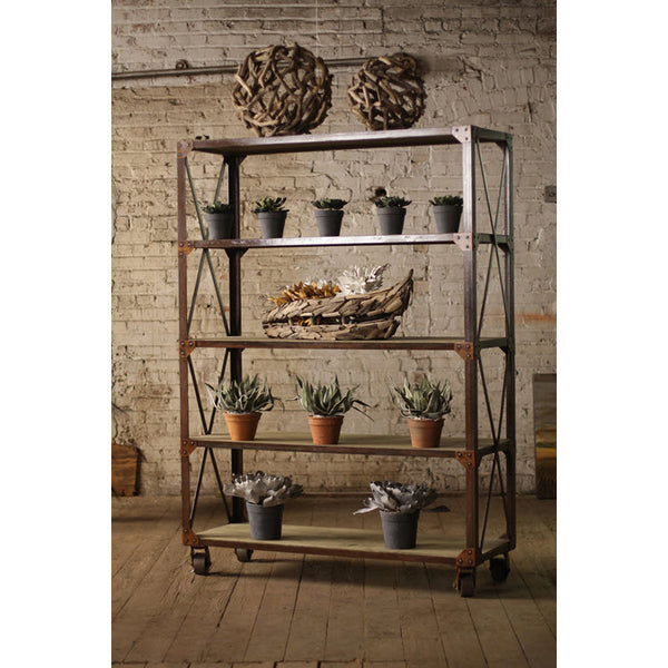 wood iron shelf 1500*1200*210〈グレイッシュカラー〉 wood iron shelf 1500*1200*210〈グレイッシュカラー〉 Kalalou Large
