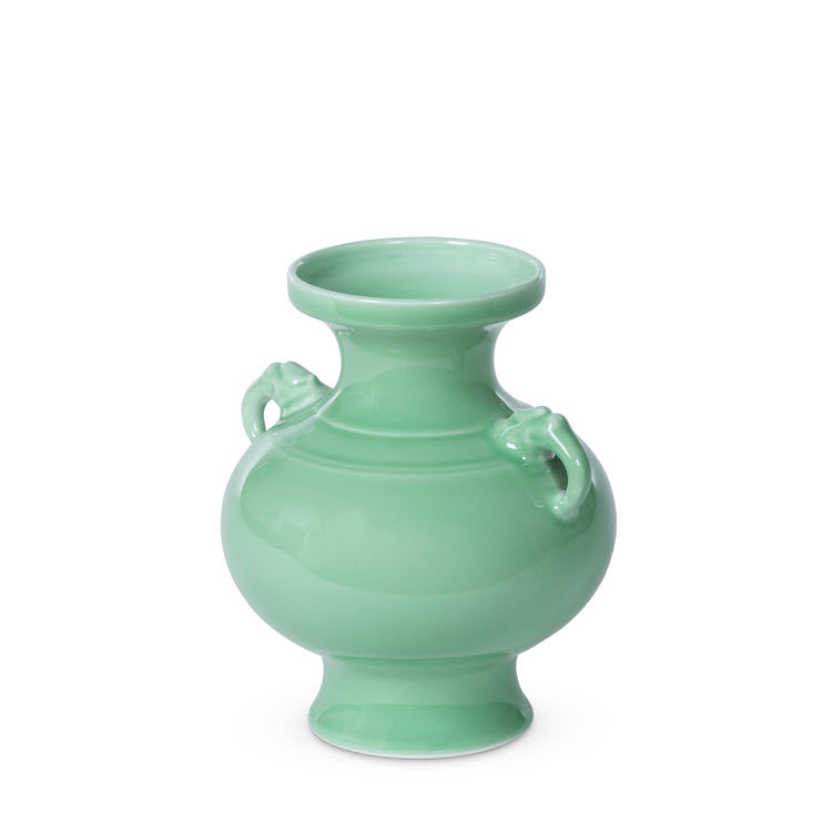 Celadon Glaze Amphora Vase