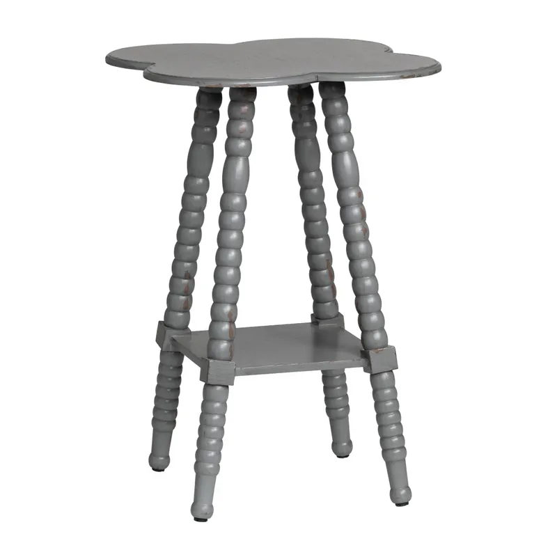 Bar Harbor Accent Table Gray