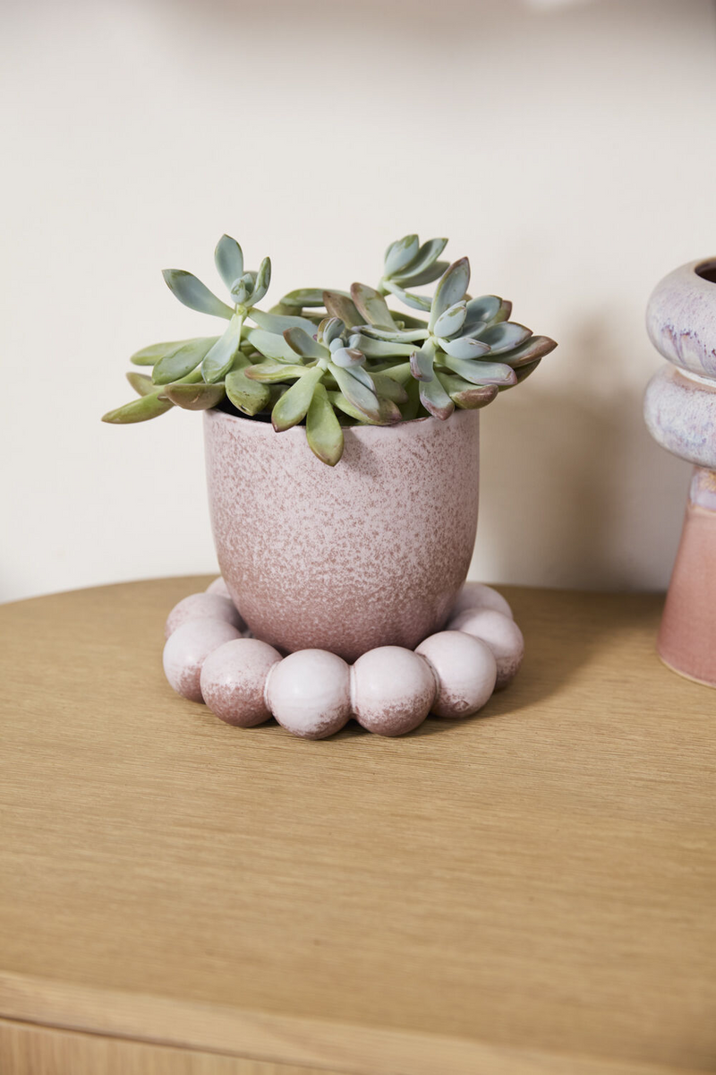 succulent pot with saucer Accent Decor Pearl Pot with Saucer – A Colorful Farmhouse