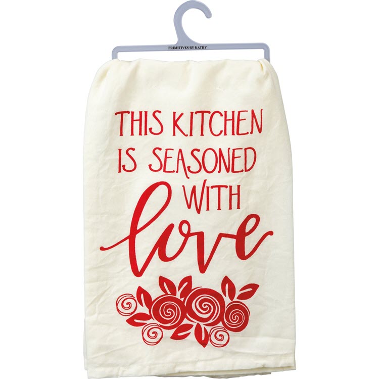 This Kitchen Is Seasoned With Love Dishtowel
