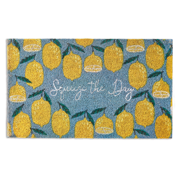 CTW Home Collection Squeeze the Day Lemons Doormat A Colorful Farmhouse