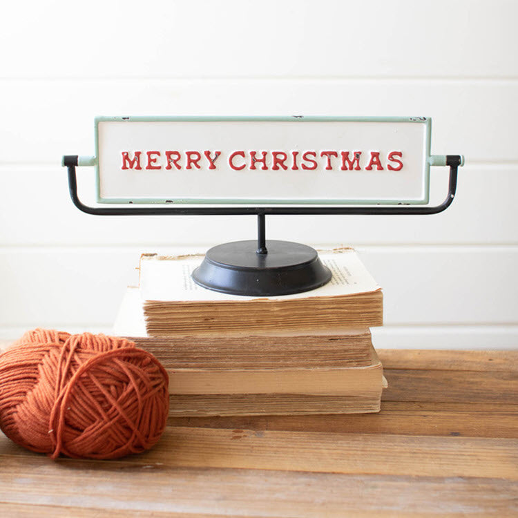 Merry Christmas/Happy New Year Flip Sign Box/2