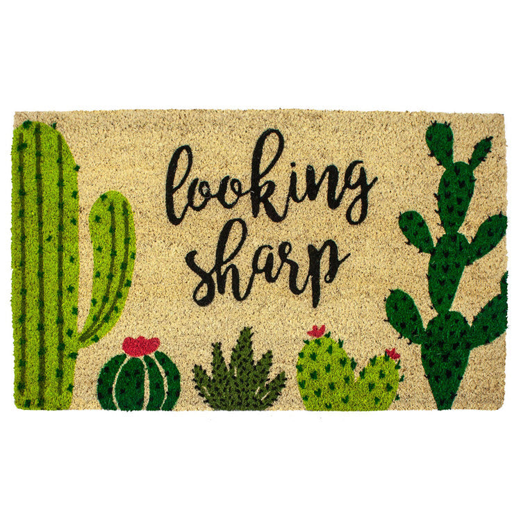 Looking Sharp Cactus Coir Doormat