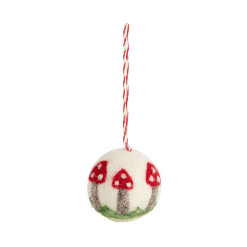 Fun Fungi Mushroom Ornaments Set/4