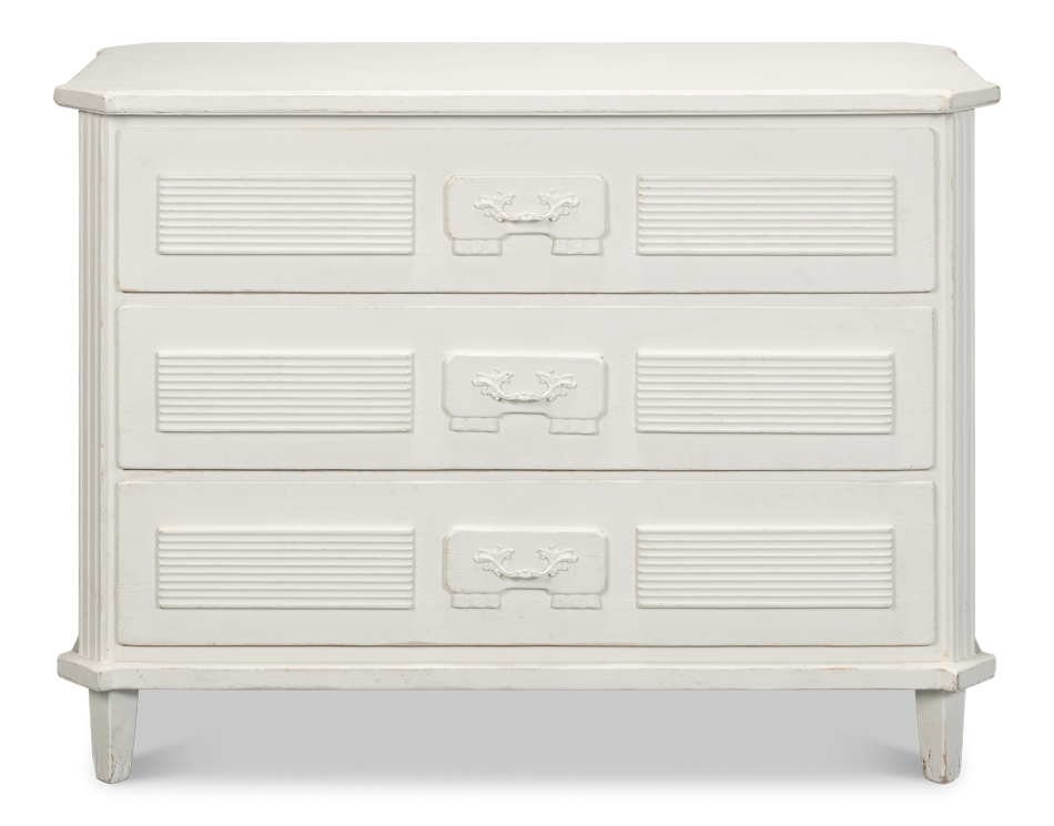 Altus Commode Chest Antique White