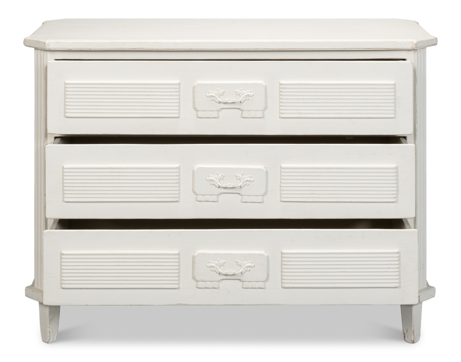 Altus Commode Chest Antique White