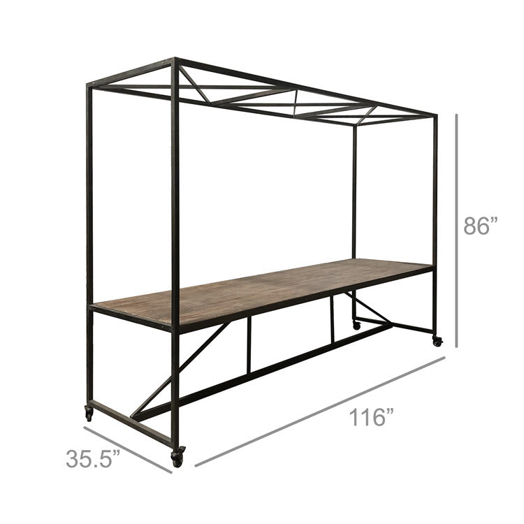 HomArt Canopy Table – A Colorful Farmhouse
