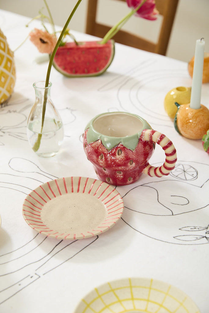 Fresh Fruit Mug with Saucer