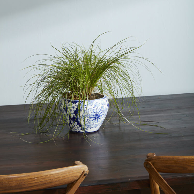 Elodie Chinoiserie Vase Blue 6"