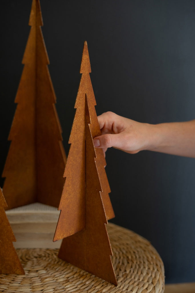 Set/3 Rustic Christmas Trees