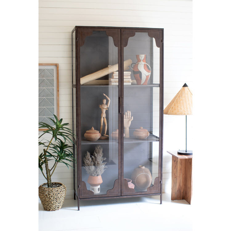 Metal and Glass Cabinet