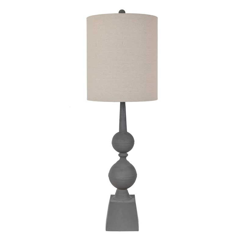 Farmhouse Pediment Table Lamps Set/2