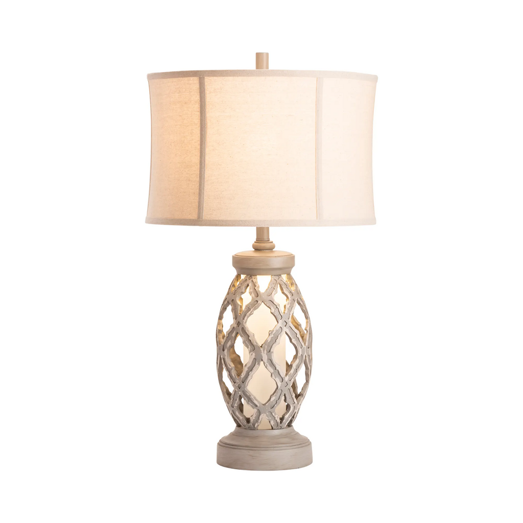 Gaborone Table Lamps with Night Lights Set/2