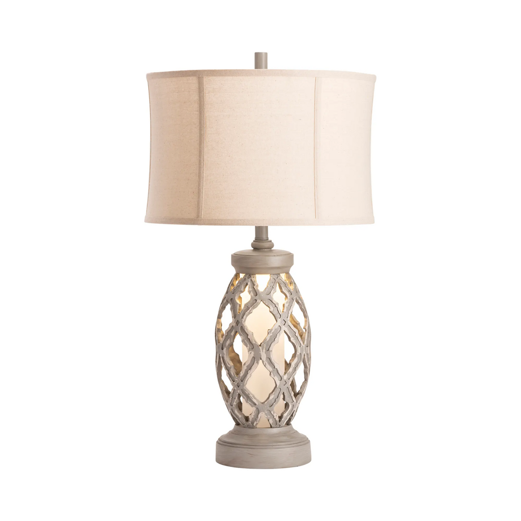 Gaborone Table Lamps with Night Lights Set/2