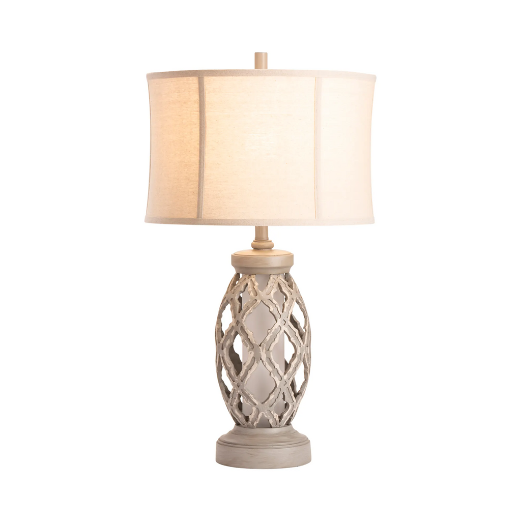 Gaborone Table Lamps with Night Lights Set/2