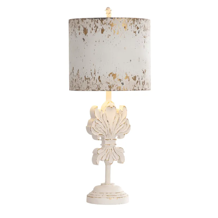 French Lefleur Table Lamps Set/2