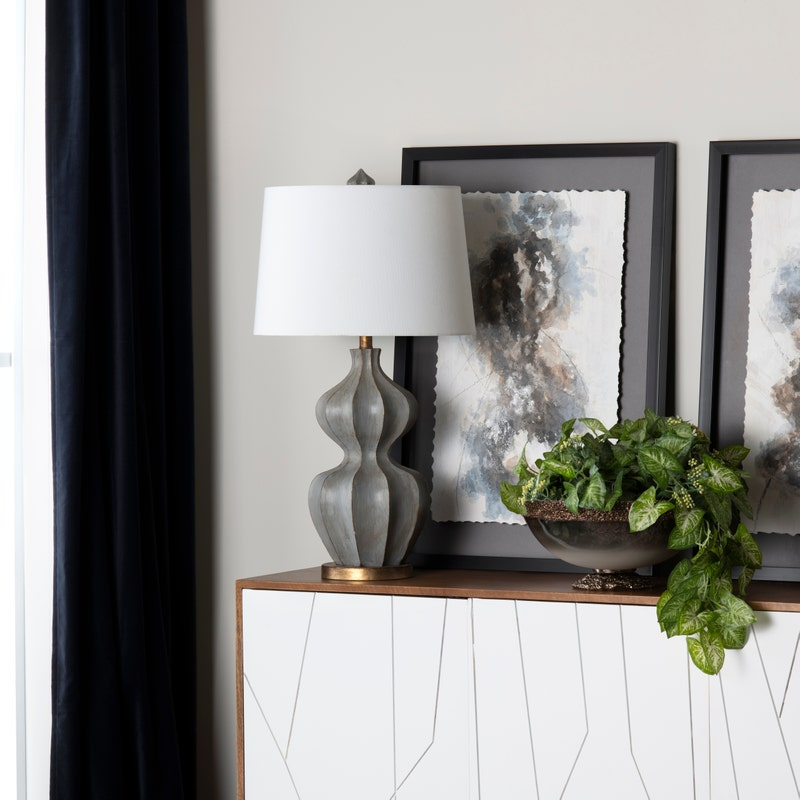 Garnet Table Lamps Set/2