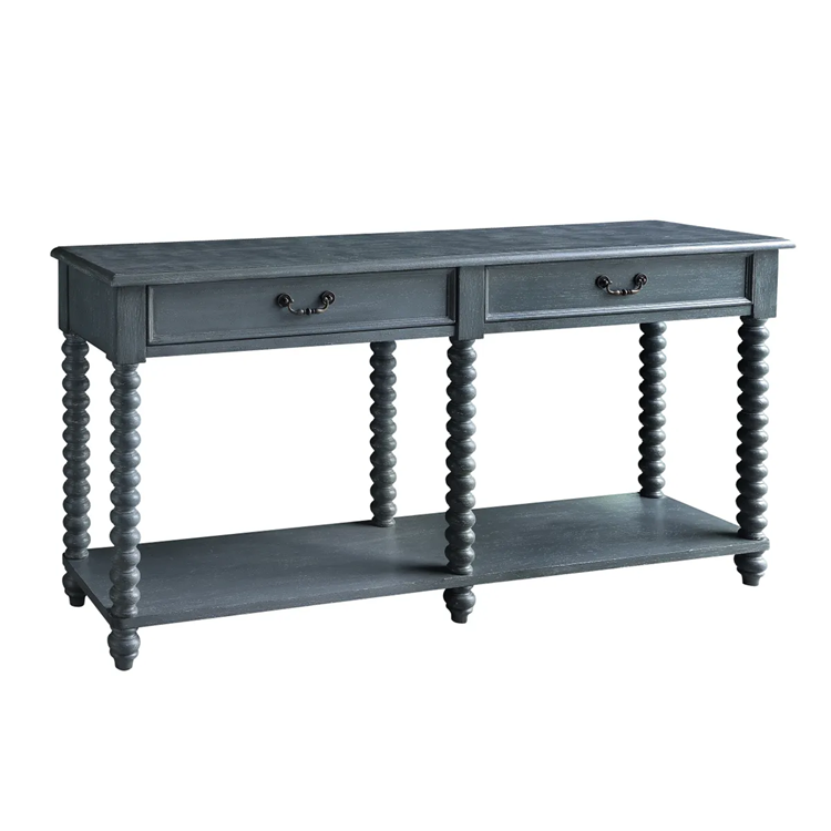 Morrisey Console Table Blue