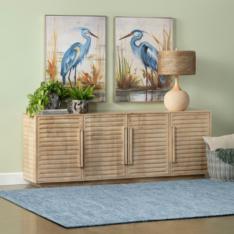 Aqua Stance Framed Canvases Set/2