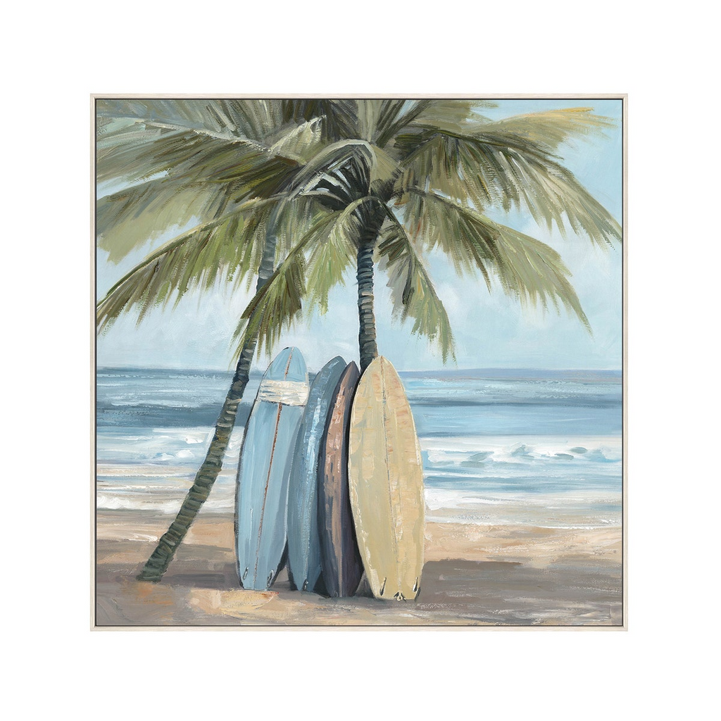 Sun & Surf Framed Canvas