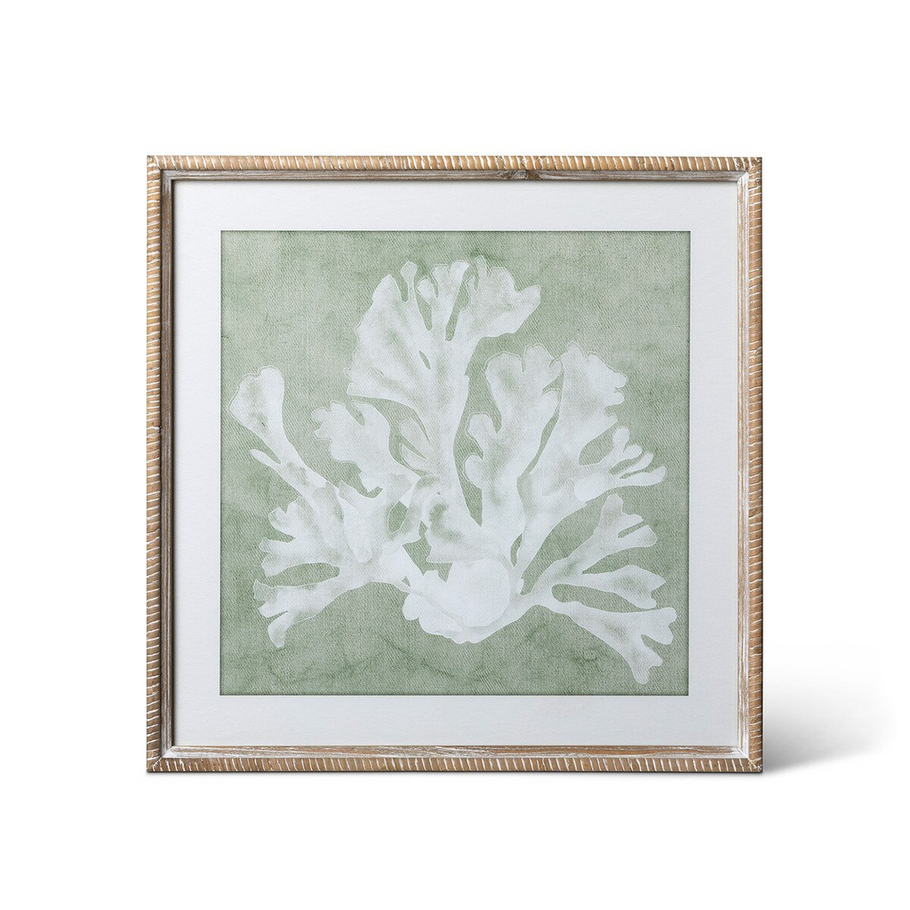 Isla Framed Coral Wall Art