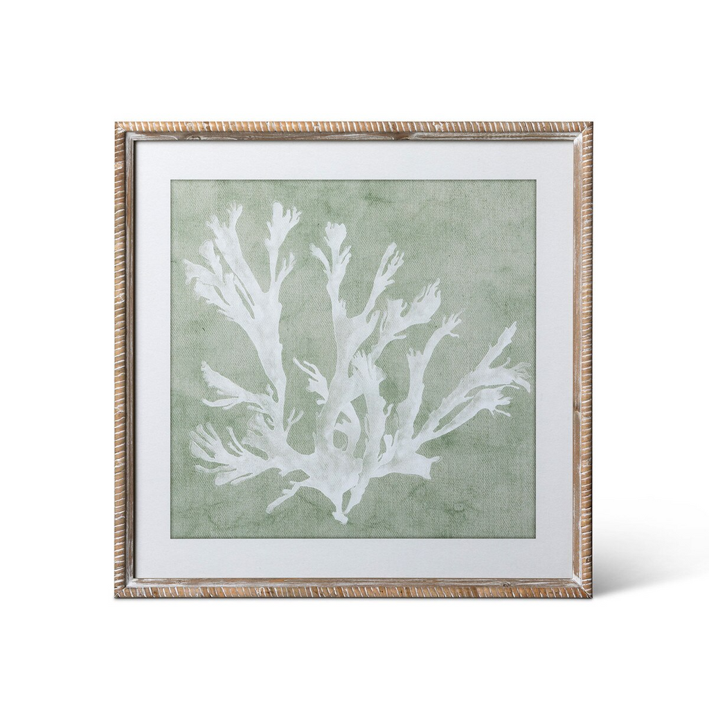 Isla Framed Coral Wall Art