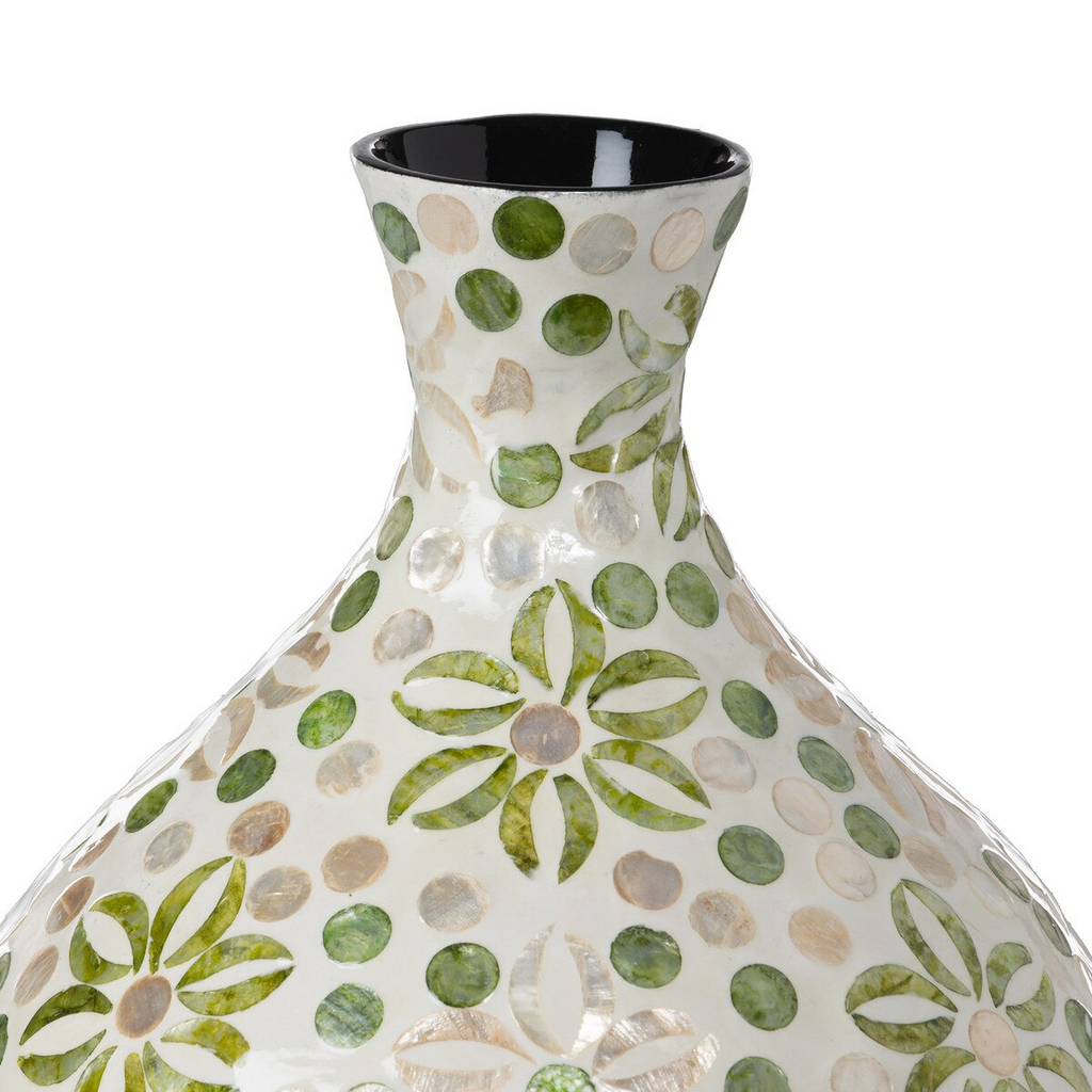 Capraia Coast Floral Vessel,  Capiz