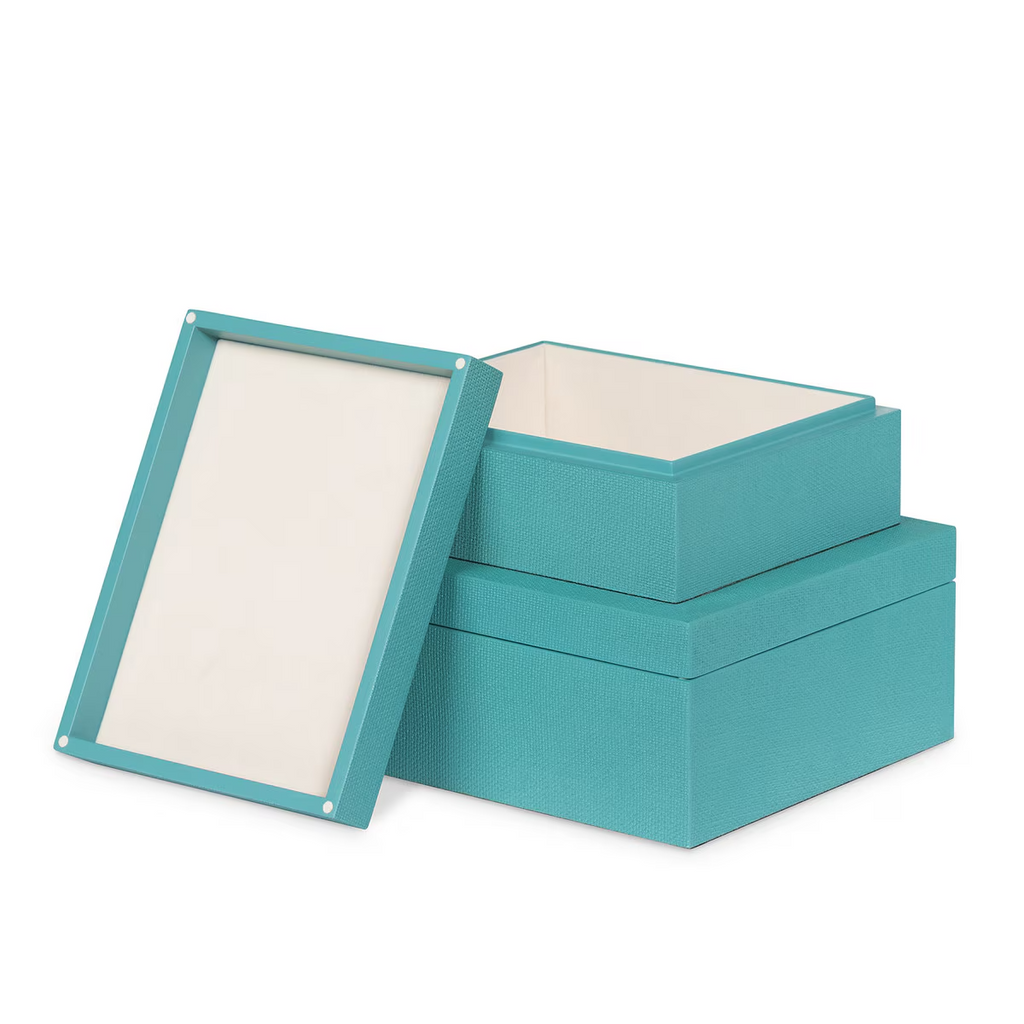 St Tropez Decorative Boxes Set/2 (11 Colors)