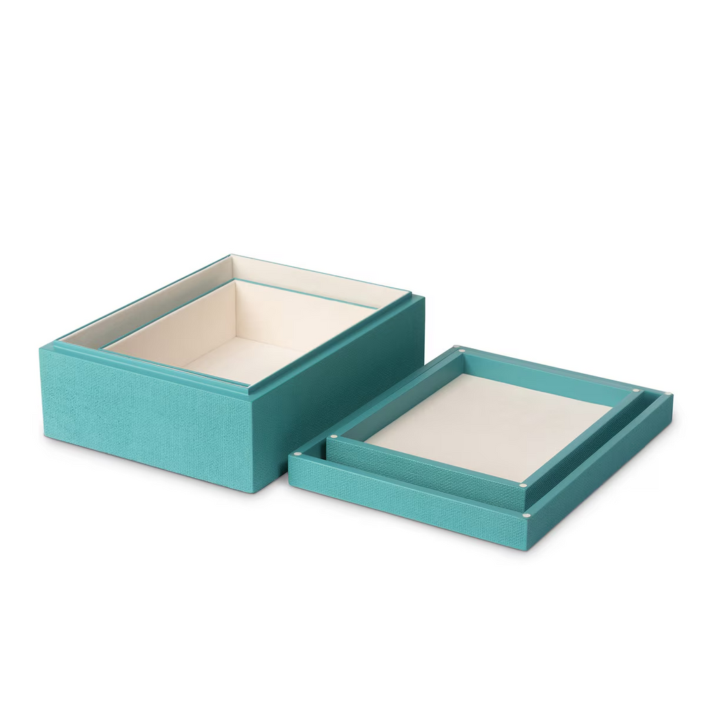 St Tropez Decorative Boxes Set/2 (11 Colors)