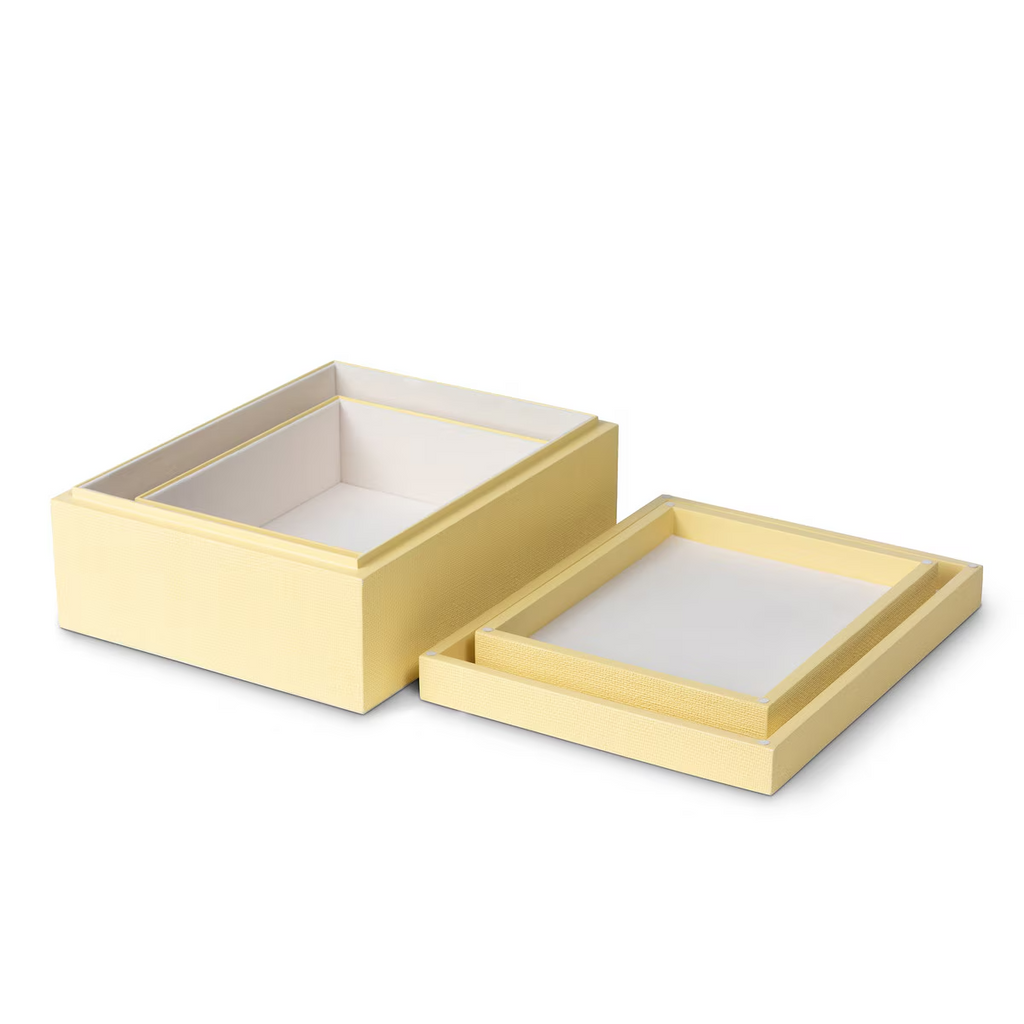 St Tropez Decorative Boxes Set/2 (11 Colors)