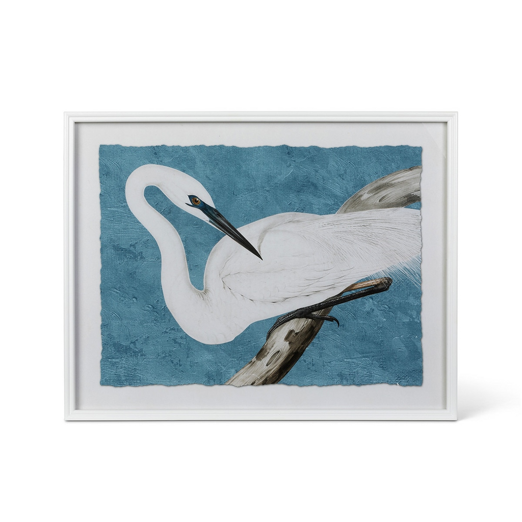 Serene Swan Framed Wall Art Set/2