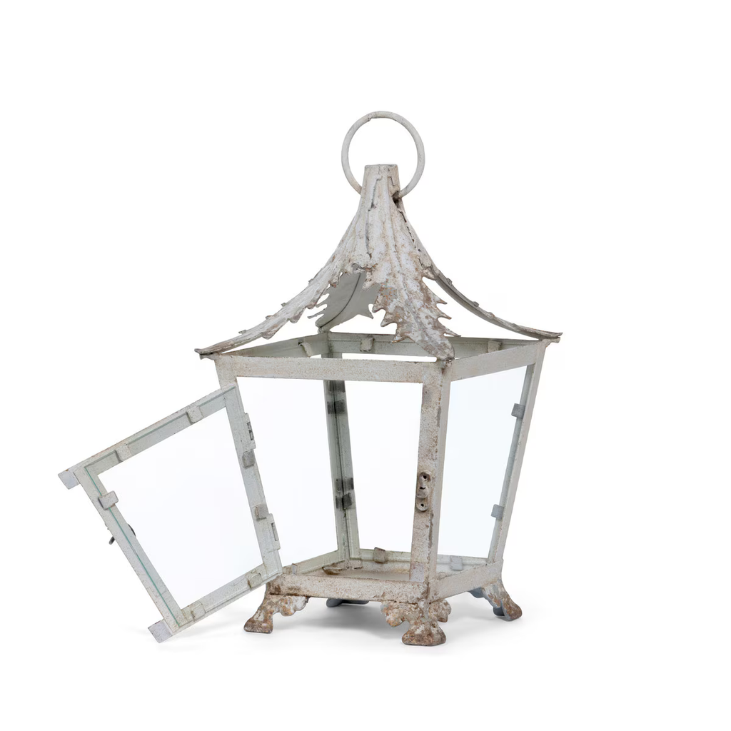 Iron Garden Lantern 12"