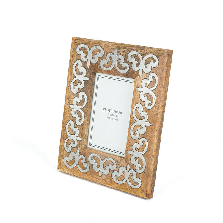 Heritage Inlay Wood 4x6 Frame