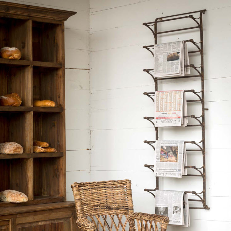 Western Display Rack Park Hill Metal Wall Display Rack – A Colorful Farmhouse