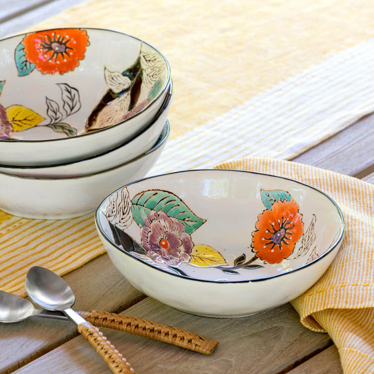 Poppy Garden Stoneware Dinnerware