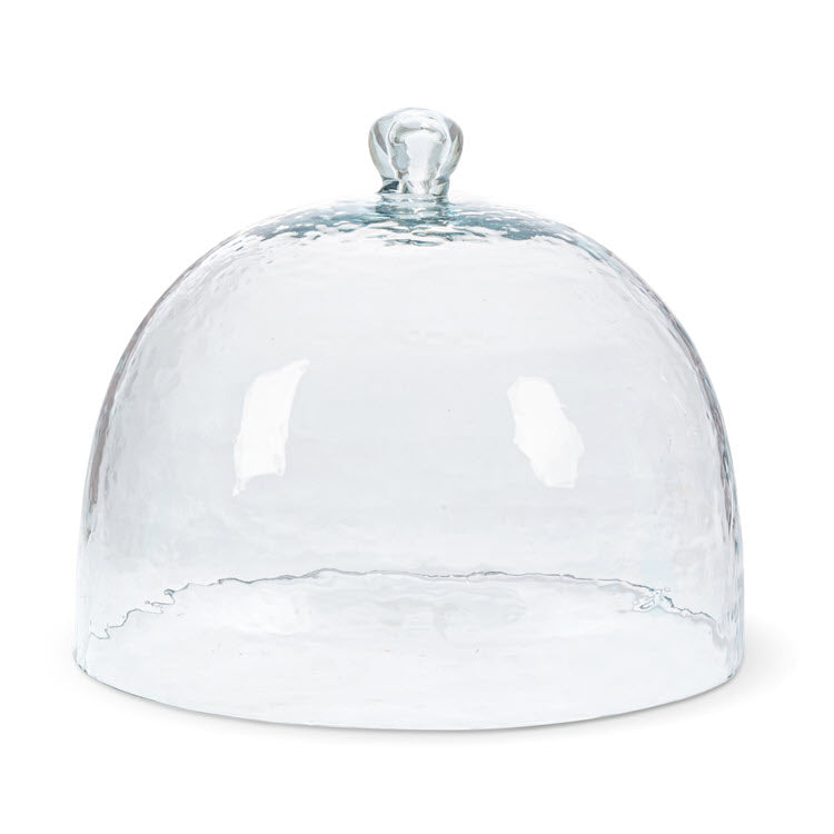 Hammered Glass Cake Dome