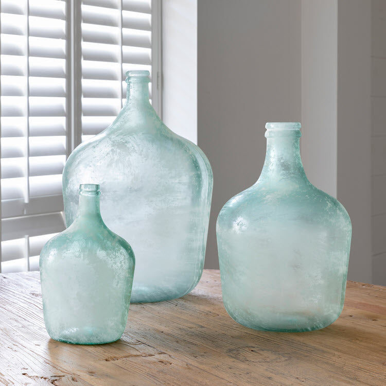 Cellar Bottle Frosted Seafoam (Three Sizes)