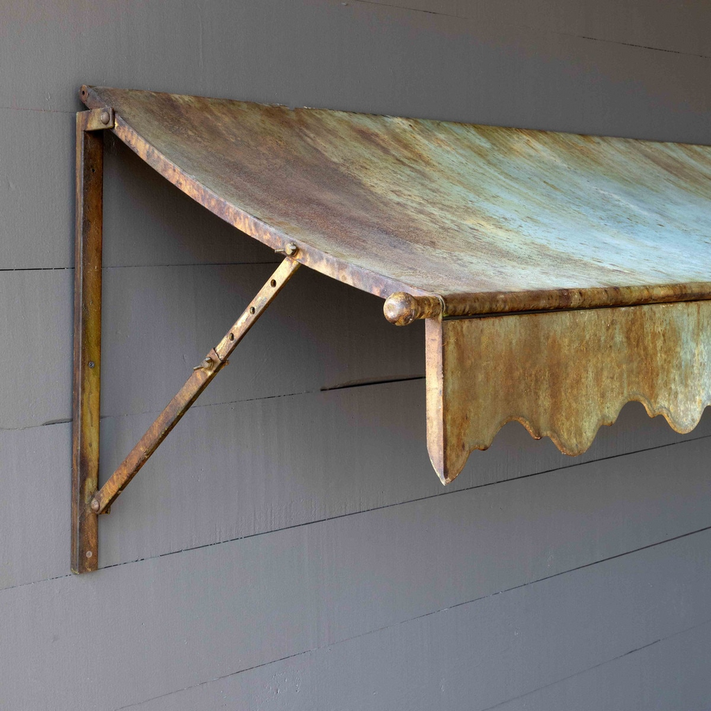 Aged Metal Awning