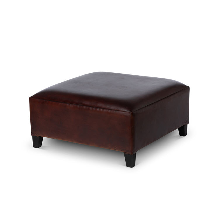 Kendall Leather Ottoman