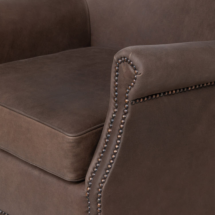 Armando Leather Chair Morel