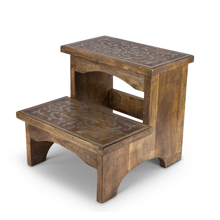 Wooden 2 step stool discount