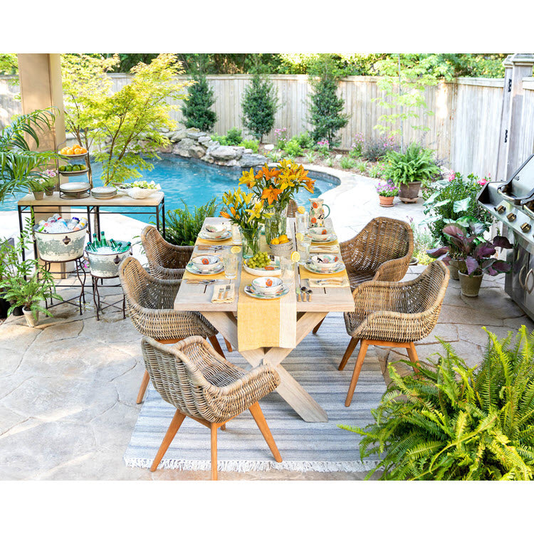 Teak Outdoor Clambake Table