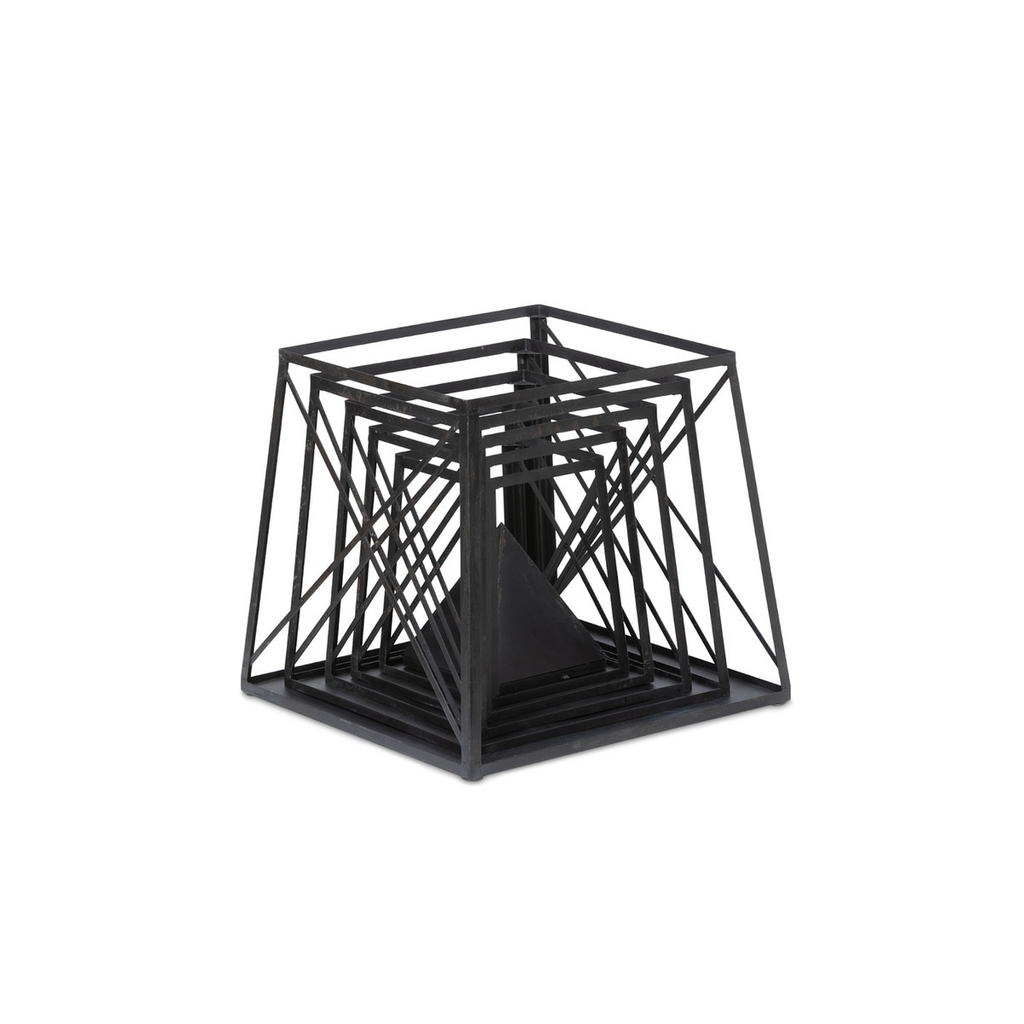 Stackable Antique Black Obelisk