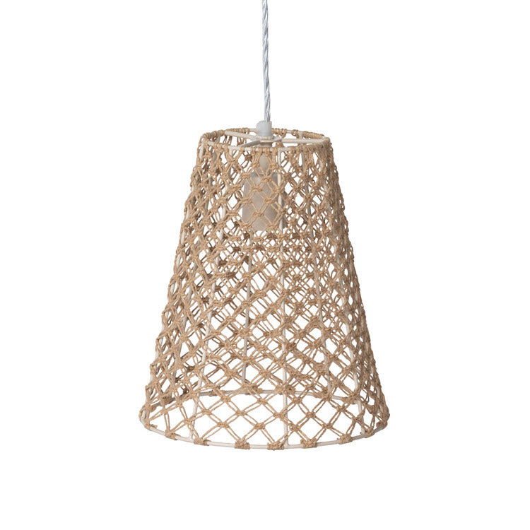 Aruba Jute Woven Cone Pendant