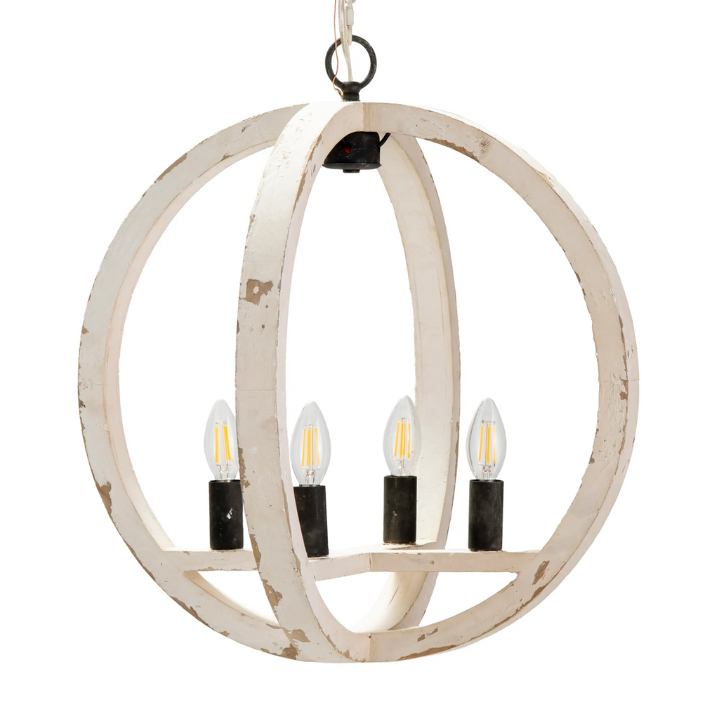 Jolla Wood Sphere Pendant Light