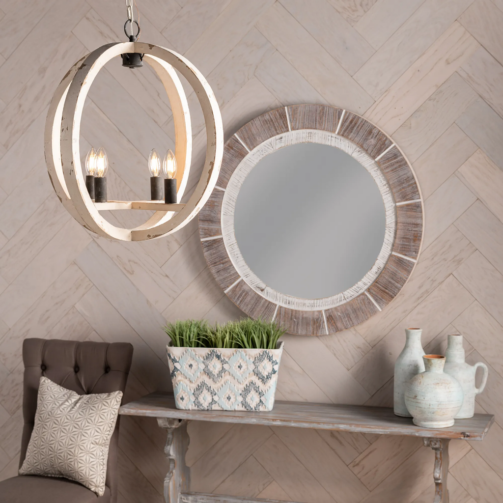 Jolla Wood Sphere Pendant Light