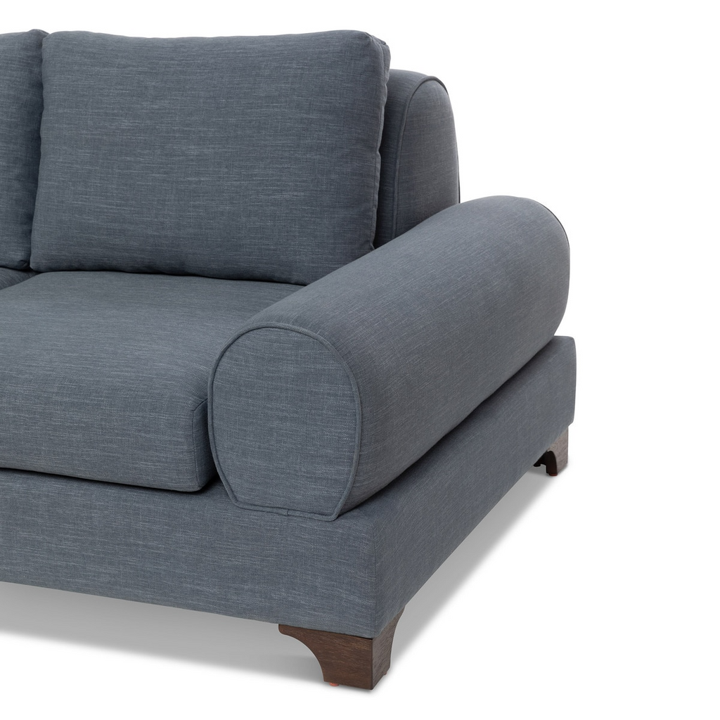 Frenchy French Sofa Heathered Navy