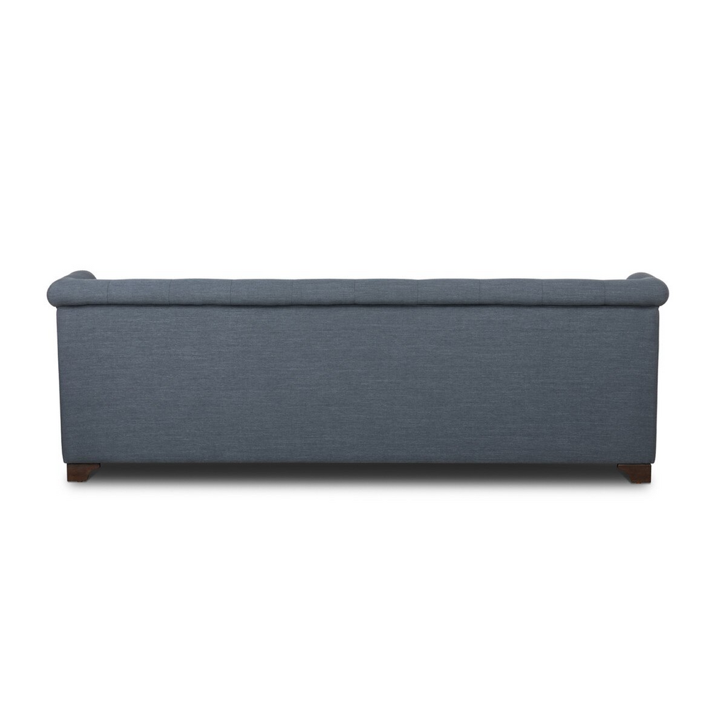 Scroll Arm Sofa Heathered Navy