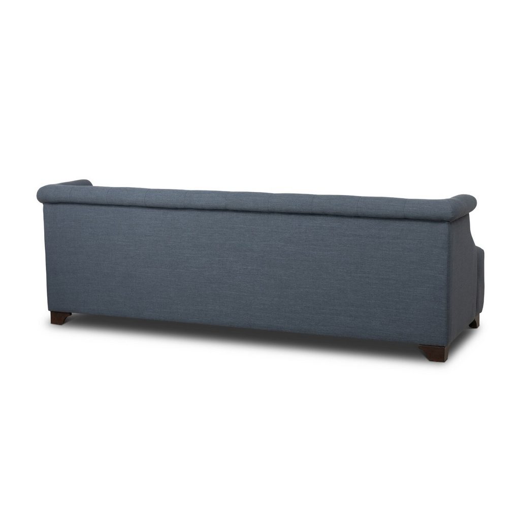 Scroll Arm Sofa Heathered Navy